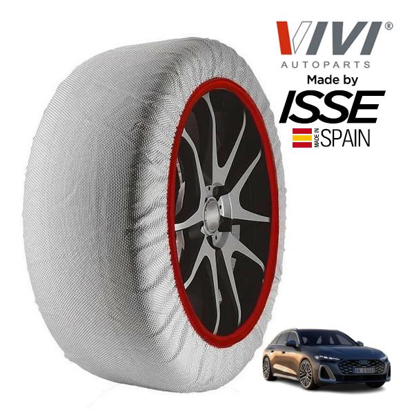 VIVI正規品 ISSE製造 アウディ S5アバント ベースグレード 3AA-FUS 245/40R19 19インチ 4WD スノーソックス 布製 タイヤ チェ