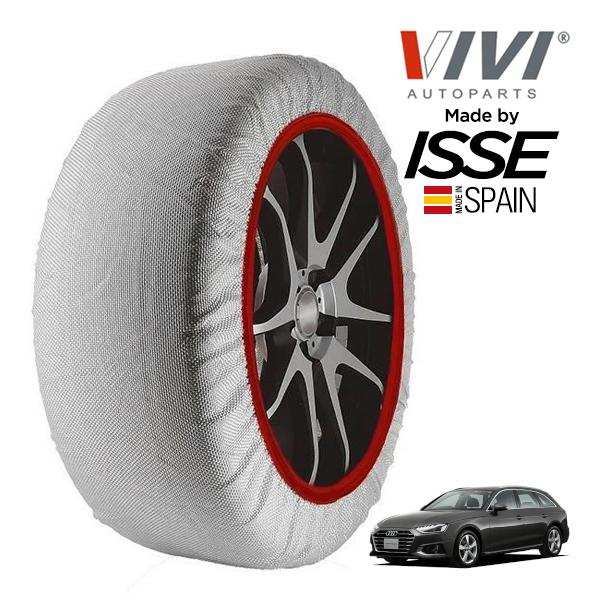 VIVI正規品 ISSE製造 アウディ A4アバント 35TFSI Sライン 3AA-8WDEM 245/40R18 18インチ フロント スノーソックス 布製