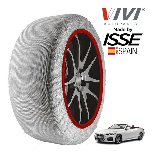 VIVI正規品 ISSE製造 BMW 4シリーズ 420i カブリオレ Mスポーツ 3BA-12AP20 225/45R18 18インチ リア スノーソックス 
