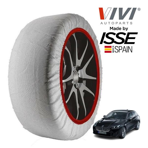 VIVI正規品 ISSE製造 BMW 1シリーズ 120 オリジナル 3AA-82GE15 205/55R17 17インチ フロント スノーソックス 布製 タイ