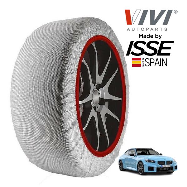 VIVI正規品 ISSE製造 BMW M2 M xDrive 3BA-12DM30 275/35R19 19インチ 4WD スノーソックス 布製 タイヤ チェー