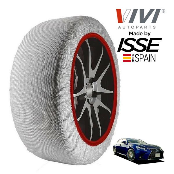 VIVI正規品 ISSE製造 レクサス GS350 Fスポーツ GRL16 235/40R19 19インチ 4WD スノーソックス 布製 タイヤ チェーン 非金