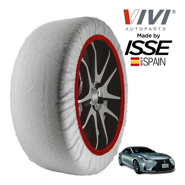 VIVI正規品 ISSE製造 レクサス RC RC350 ファイナルエディション 3BA-GSC10 265/35R19 19インチ リア スノーソックス 布製
