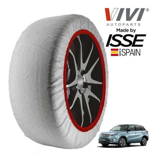 VIVI正規品 ISSE製造 SNOW SOCKS スズキ エスクード YE21S 215/55R17 17インチ 4WD スノーソックス 布 タイヤ チェーン