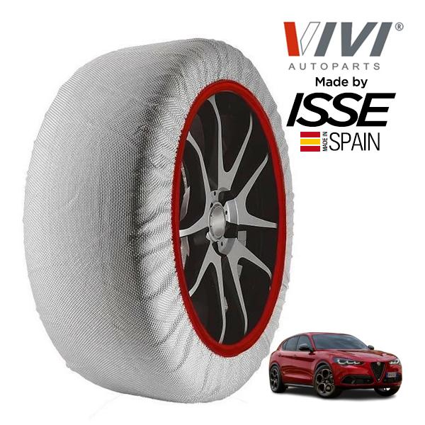 VIVI正規品 ISSE製造 アルファロメオ ステルヴィオ 2.0ターボ Q4インテンサ 3BA-94920 255/45R20 20インチ 4WD スノーソッ