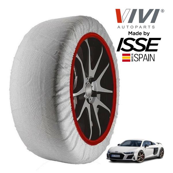 VIVI正規品 ISSE製造 アウディ R8 ジャパンファイナルエディション 7BA-4SDMWF 305/30R20 20インチ 4WD スノーソックス 布 