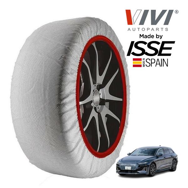 VIVI正規品 ISSE製造 アウディ A6アバント e-トロン ベースグレード ZAA-GH01 245/50R19 19インチ リア スノーソックス 布 タ
