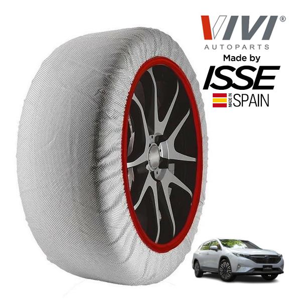 VIVI正規品 ISSE製造 スバル レヴォーグ レイバック ブラック S:HEV EX 5AA-VNF 225/55R18 18インチ 4WD スノーソックス