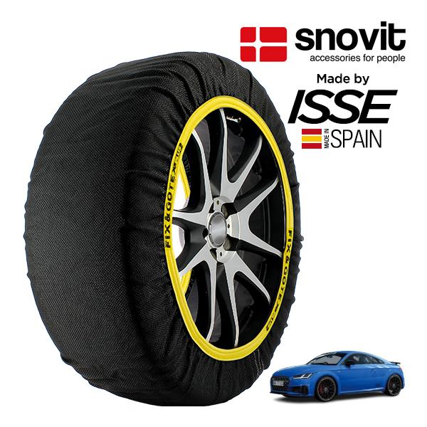 snovit正規品 ISSE製造 アウディ TTクーペ ファイナルエディション 3BA-FVDNPF 255/30R20 20インチ 4WD スノーソックス 布