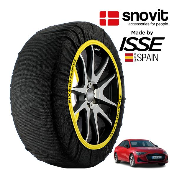 snovit正規品 ISSE製造 アウディ A3 セダン Sライン 1stエディション 3AA-GYDXD 225/40R18 18インチ フロント スノーソッ