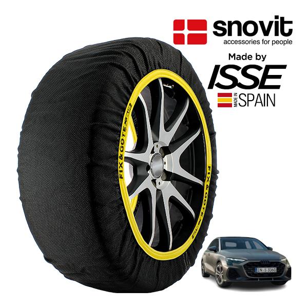 snovit正規品 ISSE製造 アウディ S3 スポーツバック 3BA-GYDNFF 225/40R18 18インチ 4WD スノーソックス 布製 タイヤ チ