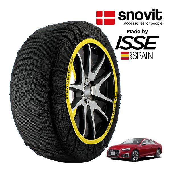 snovit正規品 ISSE製造 アウディ S5 ベースグレード 3BA-F5CWGF 255/35R19 19インチ 4WD スノーソックス 布製 タイヤ チ