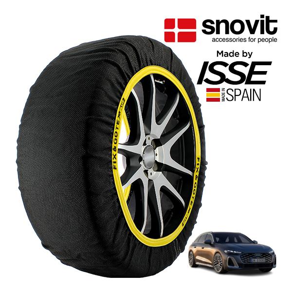 snovit正規品 ISSE製造 アウディ S5アバント ベースグレード 3AA-FUS 245/40R19 19インチ 4WD スノーソックス 布製 タイヤ 