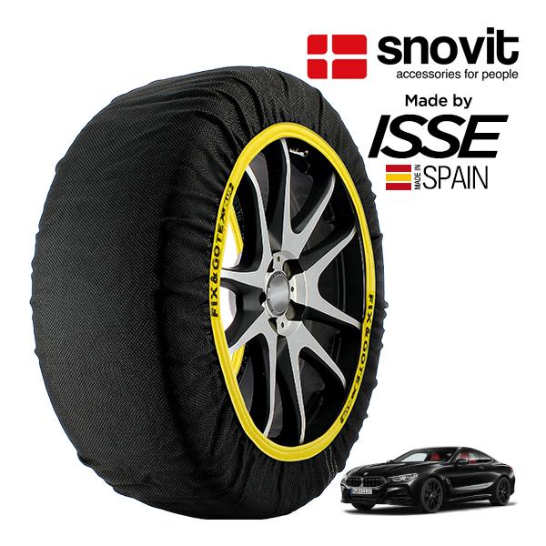 snovit正規品 ISSE製造 BMW 8シリーズ M850i クーペ ファイナル 3BA-BC44 275/30R20 20インチ 4WD スノーソックス 