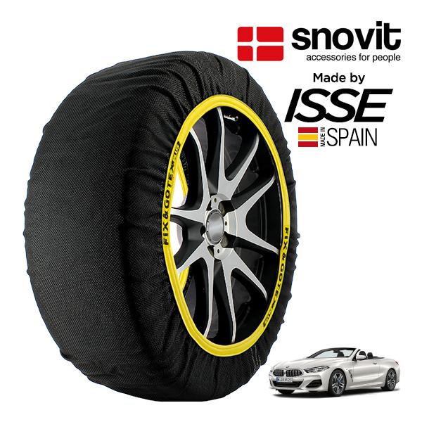 snovit正規品 ISSE製造 BMW 8シリーズ M850i xDrive カブリオレ 3BA-BC44 275/30R20 20インチ 4WD スノーソッ