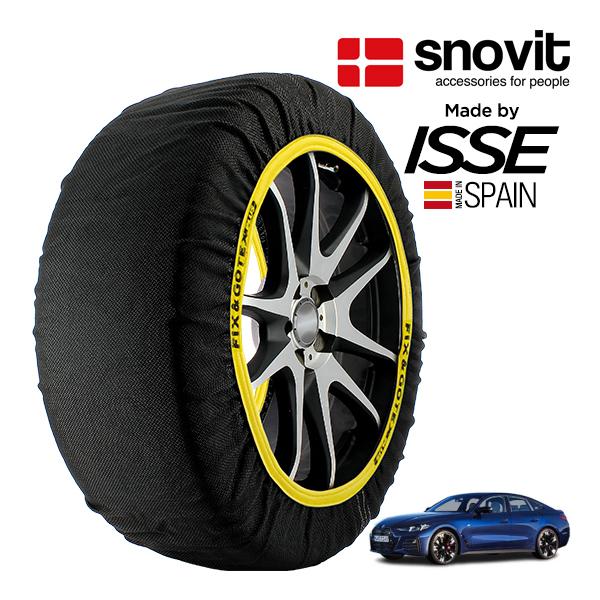 snovit正規品 ISSE製造 BMW 4シリーズ 420iグランクーペ Mスポーツ 3BA-12AV20 245/45R18 18インチ リア スノーソック