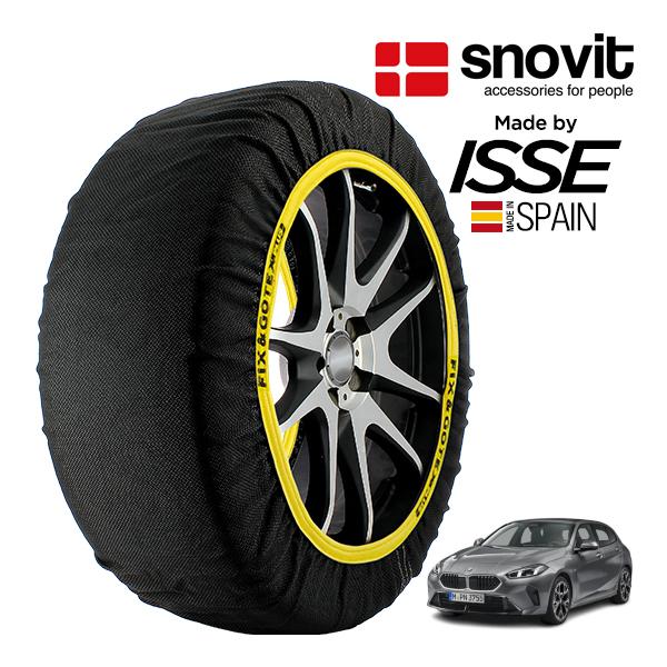 snovit正規品 ISSE製造 BMW 1シリーズ 120 Mスポーツ 3AA-82GE15 225/45R18 18インチ フロント スノーソックス 布 タ