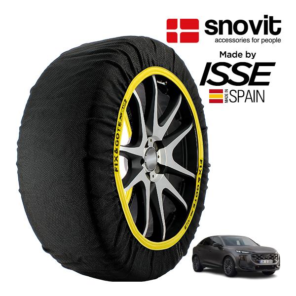snovit正規品 ISSE製造 アウディ Q3スポーツバック マットエディション 3BA-FJ20 255/40R20 20インチ 4WD スノーソックス 布