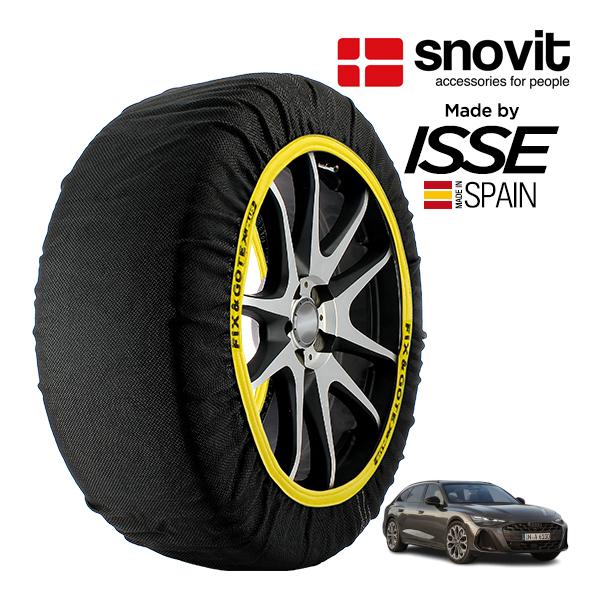 snovit正規品 ISSE製造 アウディ A6アバント TDIクワトロ 150kW 3CA-FN20 225/55R18 18インチ 4WD スノーソックス 
