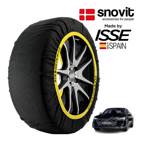 snovit正規品 ISSE製造 アウディ S7 スポーツバック ベース 3AA-F2DKMA 255/40R20 20インチ 4WD スノーソックス 布製 タ