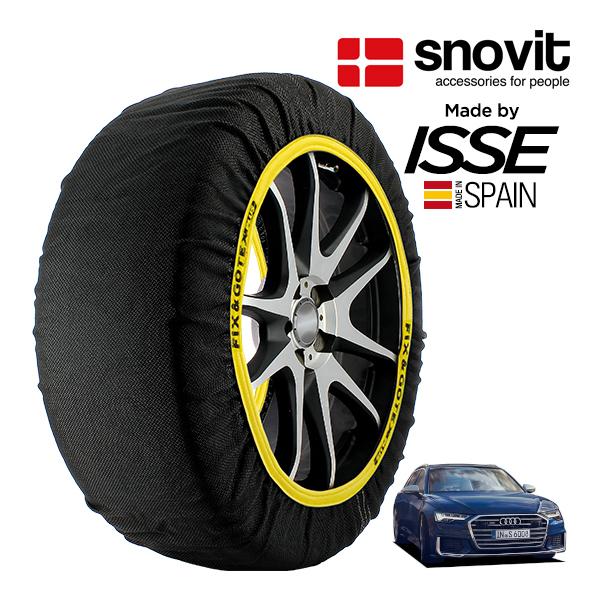 snovit正規品 ISSE製造 アウディ S6 アバント ベースグレード 3AA-F2DKM 255/40R20 20インチ 4WD スノーソックス 布製 タ