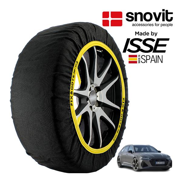 snovit正規品 ISSE製造 アウディ RS6 アバント パフォーマンス RS 3AA-F2DJPF 275/35R21 21インチ 4WD スノーソックス