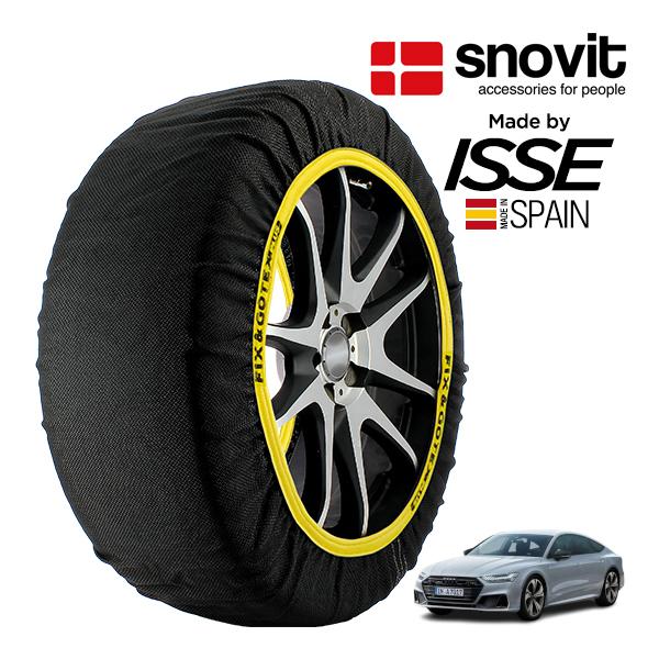snovit正規品 ISSE製造 アウディ A7 スポーツバック ブラックスタイルプラス 3CA-F2DFBS 255/35R21 21インチ 4WD スノーソ
