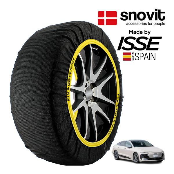 snovit正規品 ISSE製造 アウディ A6スポーツバック e-トロン ベース ZAA-GH01 245/50R19 19インチ リア スノーソックス 布 