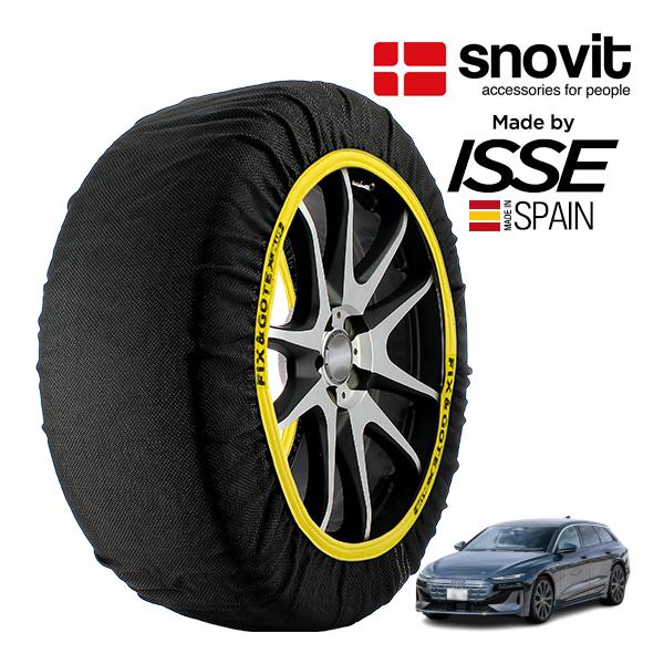 snovit正規品 ISSE製造 アウディ A6アバント e-トロン ベース ZAA-GH01 245/50R19 19インチ リア スノーソックス 布製 タイ