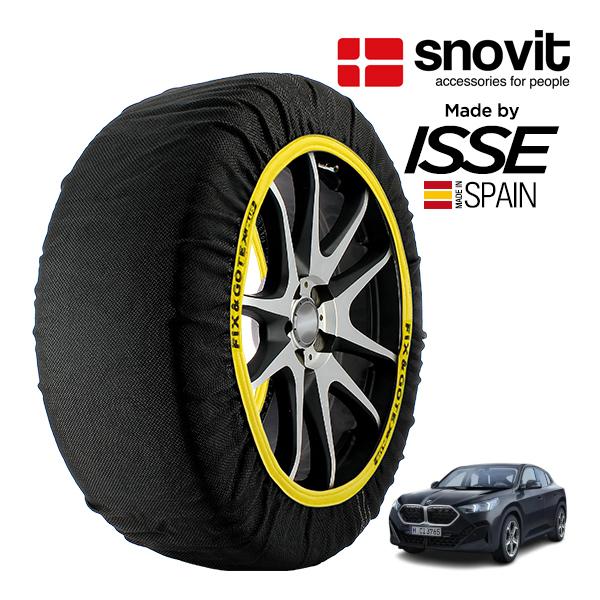 snovit正規品 ISSE製造 BMW X2 sDrive 20i オリジナル 3AA-22GM15 225/55R18 18インチ フロント スノーソックス