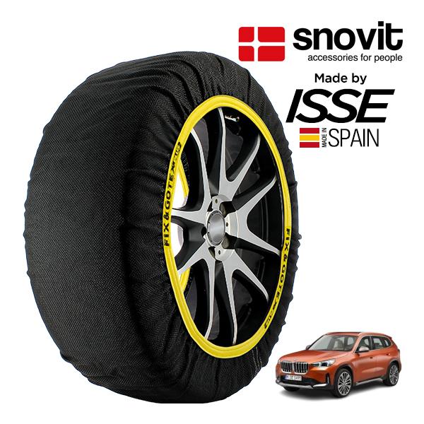 snovit正規品 ISSE製造 BMW X1 sDrive 18i Mスポーツ 3BA-22EE15 225/55R18 18インチ フロント スノーソックス