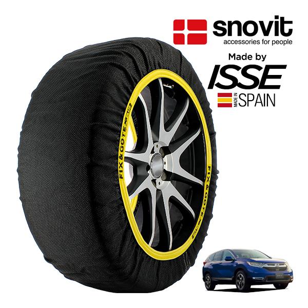 snovit正規品 ISSE製造 SNOW SOCKS ホンダ CR-V ハイブリッド RT5 235/60R18 18インチ フロント スノーソックス 布 タ