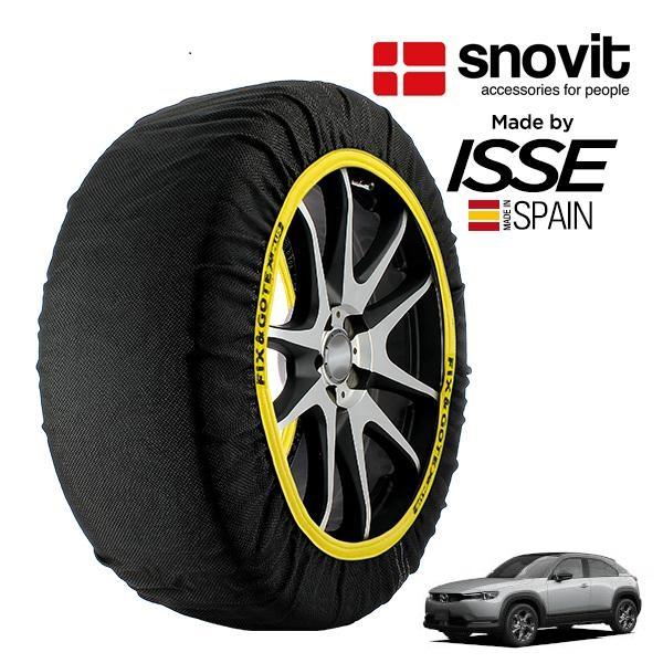 snovit正規品 ISSE製造 SNOW SOCKS マツダ MX-30 DREJ3P 215/55R18 18インチ 4WD スノーソックス 布製 タイヤ 