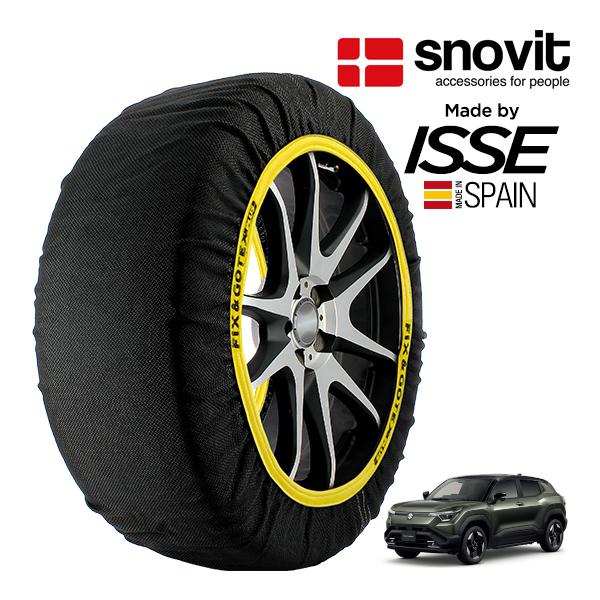 snovit正規品 ISSE製造 スズキ e ビターラ Z 4WD ZAA-PB3AS 225/55R18 18インチ 4WD スノーソックス 布 タイヤ チェ