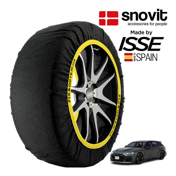 snovit正規品 ISSE製造 アウディ RS6 アバント パフォーマンス GT 7AA-F2DYGF 285/30R22 22インチ 4WD スノーソックス