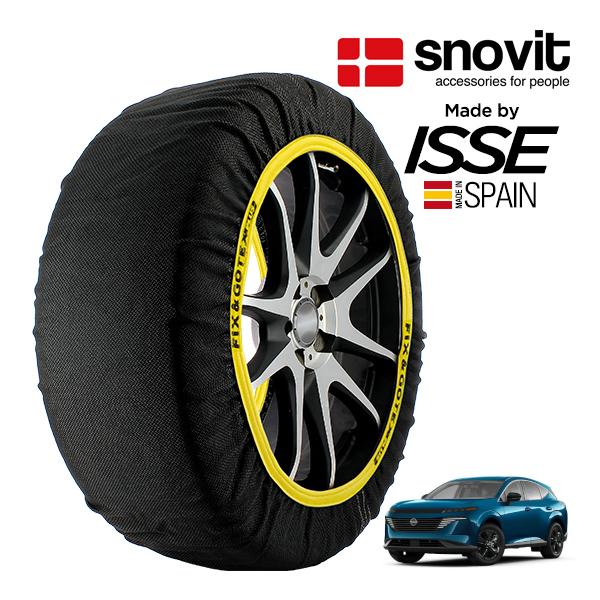 snovit正規品 ISSE製造 日産 ムラーノ SV 7BU-NZ53 255/55R20 20インチ 4WD スノーソックス 布製 タイヤ チェーン 非金属