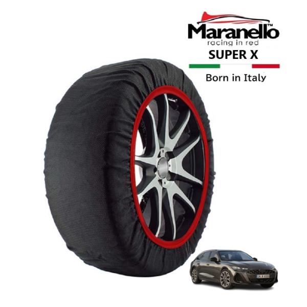 Maranello正規品 スノーソックス アウディ A6アバント TDIクワトロ 150kW 3CA-FN20 4WD 225/55R18 18インチ SUPE