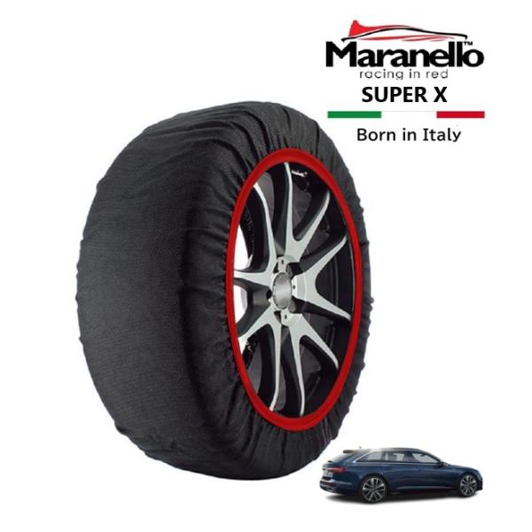 Maranello正規品 スノーソックス アウディ A6 アバント 55TFSI クワトロ Sライン 3AA-F2DLZF 4WD 245/45R19 19イン
