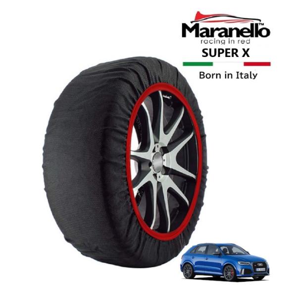 Maranello正規品 スノーソックス アウディ RS Q3 パフォーマンス ベースグレード ABA-8UCZGF 4WD 255/35R20 20インチ S