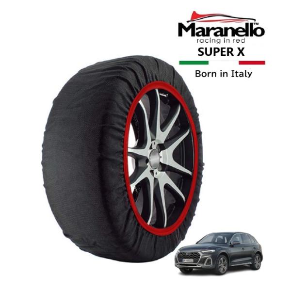 Maranello正規品 スノーソックス アウディ Q5 Sライン ダイナミックエディション 3CA-FYDTPS 4WD 255/45R20 20インチ SU