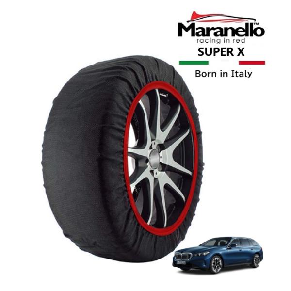 Maranello正規品 スノーソックス BMW 5シリーズ 523i ツーリング エクスクルーシブ 12GV20 リア 225/55R18 18インチ SUP