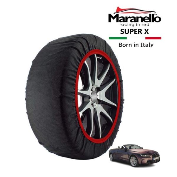 Maranello正規品 スノーソックス BMW M4 M4カブリオレ コンペティション M xDrive 3BA-52AZ30 4WD 285/30R20 2
