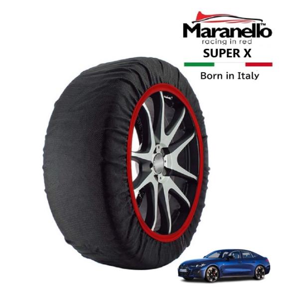 Maranello正規品 スノーソックス BMW 4シリーズ 420iグランクーペ シャドー 3BA-12AV20 リア 255/40R19 19インチ SUP