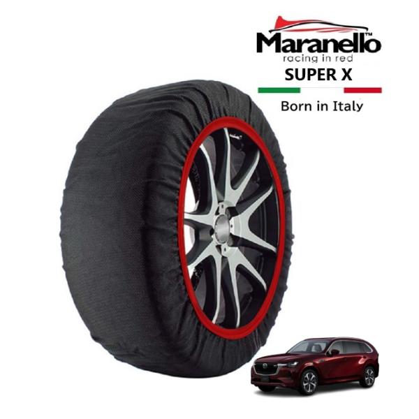 Maranello正規品 スノーソックス マツダ CX-80 XD 3DA-KL3P 4WD 235