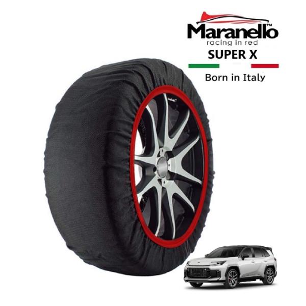 Maranello正規品 スノーソックス トヨタ RAV4 GRスポーツ 6LA-AXAP64 4WD 235/50R20 20インチ SUPER X 布製 タ