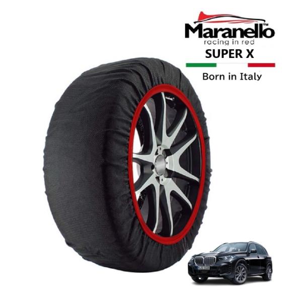 Maranello正規品 スノーソックス BMW X5 xDrive 40d Mスポーツ オリジナル 3CA-12EV30A 4WD 305/40R20 20イ