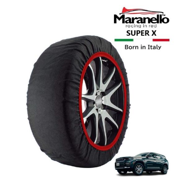 Maranello正規品 スノーソックス ジープ グランドチェロキー リミテッド スペシャル 7BA-WL20 4WD 265/60R18 18インチ SUPE
