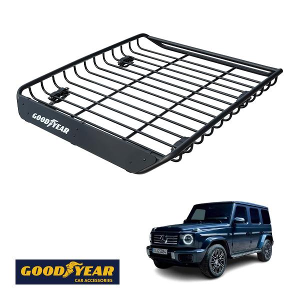 GOODYEAR正規品 スチール ルーフラック MEGA PRO ベンツ Gクラス W463