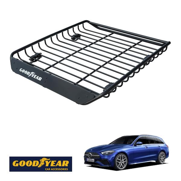 GOODYEAR正規品 スチール ルーフラック MEGA PRO ベンツ Cクラス 