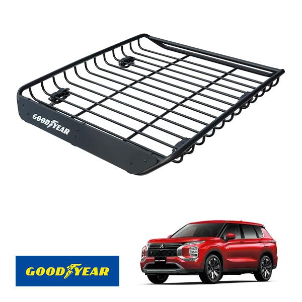 GOODYEAR正規品 スチール ルーフラック MEGA PRO 三菱 アウトランダー
